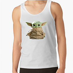 Baby Yoda Cute Galaxy icon Baby Yoda Tank Tops