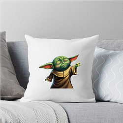 Baby Yoda Mando Loyal protector Baby Yoda Pillows Cover