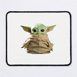 Baby Yoda Cute Galaxy icon Baby Yoda Mouse Pads