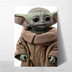 Baby Yoda Snack Frog craving Baby Yoda Posters