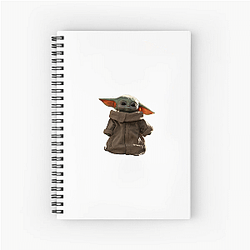 Baby Yoda Wisdom Silent power Baby Yoda Notebook