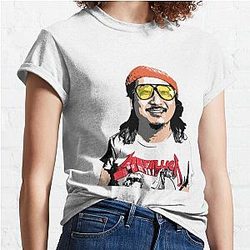 Bad Friends T-shirts - Bobby Lee Cartoon 2D Printing Classic T-shirt