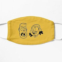 BAD FRIENDS PODCAST - BOBBY LEE - ANDREW SANTINO Flat Mask Official Merch RB1111