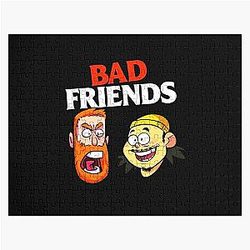 Bad Friends Podcast OG Tee - Bobby Lee - Andrew Santino Jigsaw Puzzle Official Merch RB1111