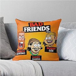 Bad Friends Pillows - Bad Friends Throw Pillow Cover