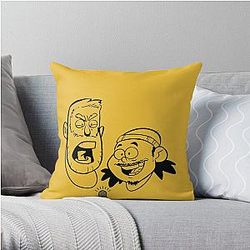 Bad Friends Pillows - Bobby Lee & Andrew Santino Throw Pillow Cover