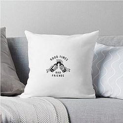 Bad Friends Pillows - Bad Friends Throw Pillow Cover