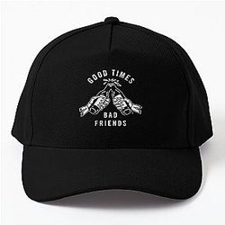 Bad Friends Hats &amp; Caps - amazing the best logo from good times Bad Friends Baseball Cap
