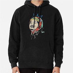 Bad Friends Hoodies - Animated Bobby Lee 'Tiger Belly' Pullover Hoodie