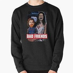 Bad Friends Sweatshirts - Bad friends Pullover Sweatshirt