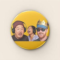 Bad Friends - Bobby Lee and Andrew Santino Hosts Bad Friends Pins