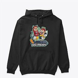Bad Friends Hoodies – Funny Cartoon Printed Pullover Hoodie
