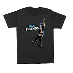 Bobby Falling Black DTNK0904  Bad Friends T-Shirts