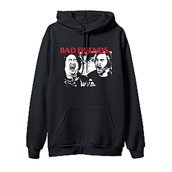Bad Friends Yelling Pullover Hoodie