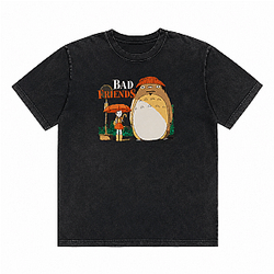 Bobby's My Neighbor Bobby DTNK1706 Washed Bad Friends T-Shirts