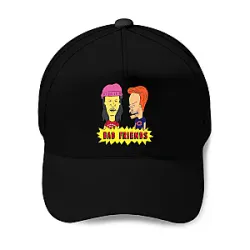 Beavis and Butthead PTTT810  Bad Friends Hats &amp; Caps