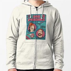 Bad Friends Jackets - Bad Friends Podcast Series Zipped Hoodie