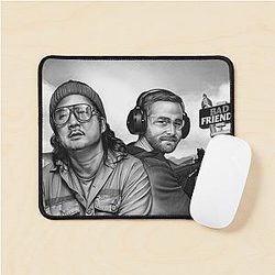 Bad Friends Mousepad - Andrew Santino Bobby Lee Printed Mouse Pad