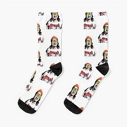 Bad Friends Socks - Bobby Lee Pattern Printed Sock
