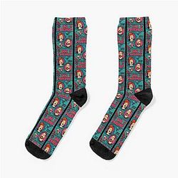 Bad Friends Socks - Bad Friends Pattern Printed Sock