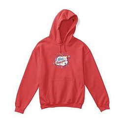 Bad Friends Hoodies - Bad Friends Fight Cloud Red Pullover Hoodie