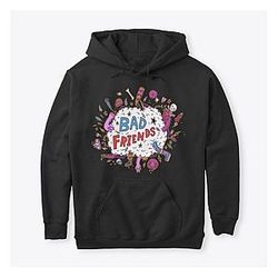 Bad Friends Hoodies - Bad Friends Fight Cloud Pullover Hoodie