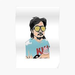 Bad Friends Posters - Animated Bobby Lee Art Poster