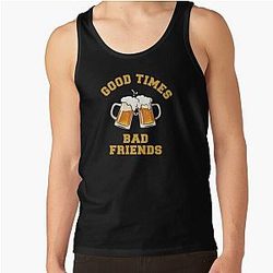 Bad Friends Tank Tops - GOOD TIMES Bad Friends Essential T-Shirt Tank Top