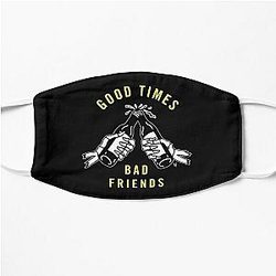 Bad Friends Face Masks - GOOD TIMES Bad Friends Flat Mask