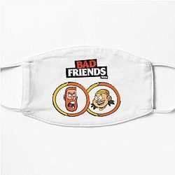 Bad Friends Face Masks - Bobby Lee &amp; Andrew Santino Flat Mask