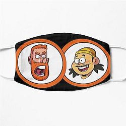 Bad Friends Face Masks - Bobby Lee &amp; Andrew Santino Flat Mask