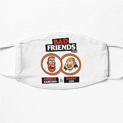 Bad Friends Face Masks - Bobby Lee &amp; Andrew Santino Flat Mask