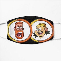 Bad Friends Face Masks - Bobby Lee &amp; Andrew Santino Flat Mask