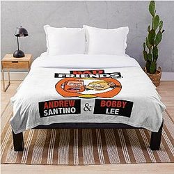Bad Friends Blanket - Bobby Lee &amp; Andrew Santino Throw Blanket