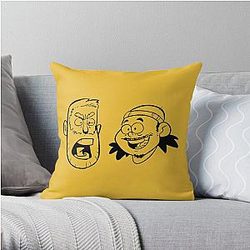 Bad Friends Pillows - Bobby Lee & Andrew Santino Throw Pillow Cover