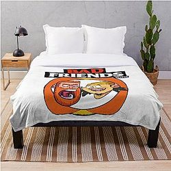 Bad Friends Blanket - Bobby Lee &amp; Andrew Santino Throw Blanket Cover