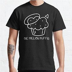 BadBoyHaLo T-Shirts - BadBoyHalo 1 Million Muffins Gifts For Fans Classic T-Shirt RB0206