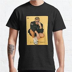 Bad Bunny T-Shirts - Bad Bunny Loteria Card Classic T-Shirt