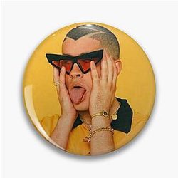 Bad Bunny Pins - Bad Bunny Poster Pin