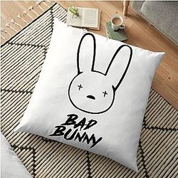 Bad Bunny Pillows - Bad Bunny Floor Pillow