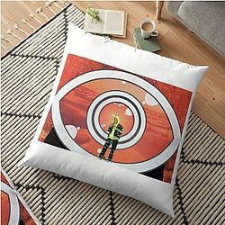 Bad Bunny Pillows - Bad Bunny Eye Floor Pillow
