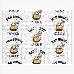 Bad Bunny Puzzles - Bad Bunny Cake Jigsaw Puzzle