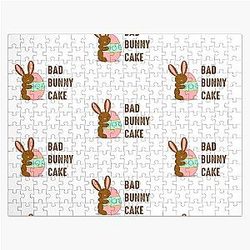 Bad Bunny Puzzles - Bad Bunny Cake Jigsaw Puzzle