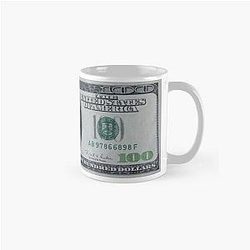 Bad Bunny Mugs - Bad Bunny $100 Bill Classic Mug