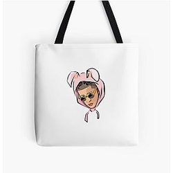 Bad Bunny Bags - Bad Bunny All Over Print Tote Bag