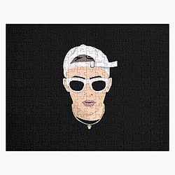 Bad Bunny Puzzles - Best Seller Bad Bunny face Merchandise Jigsaw Puzzle