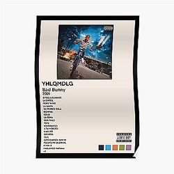 Bad Bunny Posters - Bad Bunny YHLQMDLG Poster