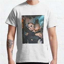 Bad Bunny T-Shirts - Bad Bunny J BALVIN Oasis Tropical  Classic T-Shirt