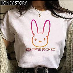 Bad Bunny T-Shirts - Bad Bunny Siempre Picheo T- Shirt