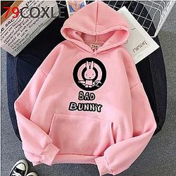 Bad Bunny Hoodies - Bad Bunny 3D print Casual fashion Hoodie